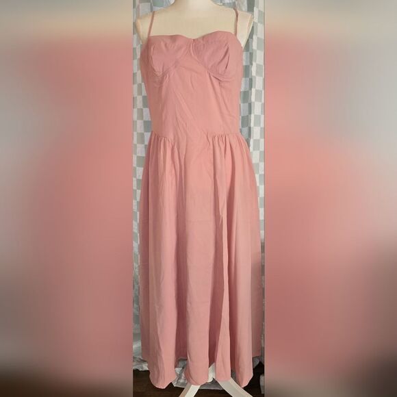 no brand Dresses & Skirts - Blush Dress 16 Womens W/Pockets NWT